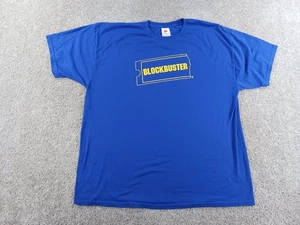 Hanes Blockbuster Herren Kurzarm T-Shirt 2XL Blau Last On Planet Bend Oregon - Bild 1 von 10