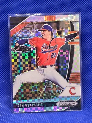 2020 Panini Prizm Draft Picks Sam Weatherly #PDP81 20/35 FOIL - Image 1 of 2