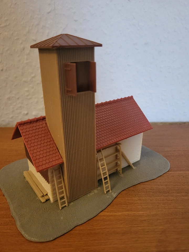 ?? FALLER H0/N Lagerschuppen für Sägewerk ?? - Fertigmodell Eisenbahn - Bild 1 von 4