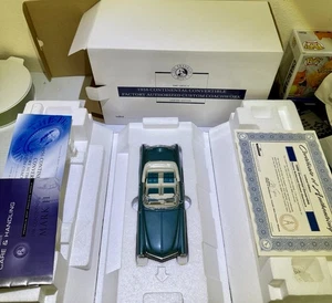 1956 Lincoln Continental Convertible Mk II Franklin Mint 1:24 Diecast 1 Of 869 - Picture 1 of 6