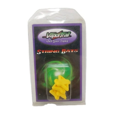 Vapor Trail Bow String Bats Silencers For Hunting & Target Archery Yellow: NOS - Image 1 of 3