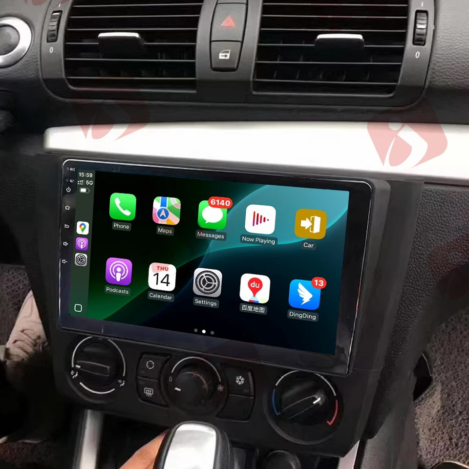 Für BMW 1er E81 E82 E87 E88 2004-2011 Android 13/14 Autoradio Carplay GPS Navi - Bild 1 von 4