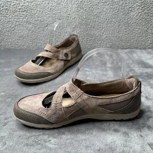 Earth Origins Mary Jane Shoes Womens Comfort Casual Brown Leather - Picture 1 of 13