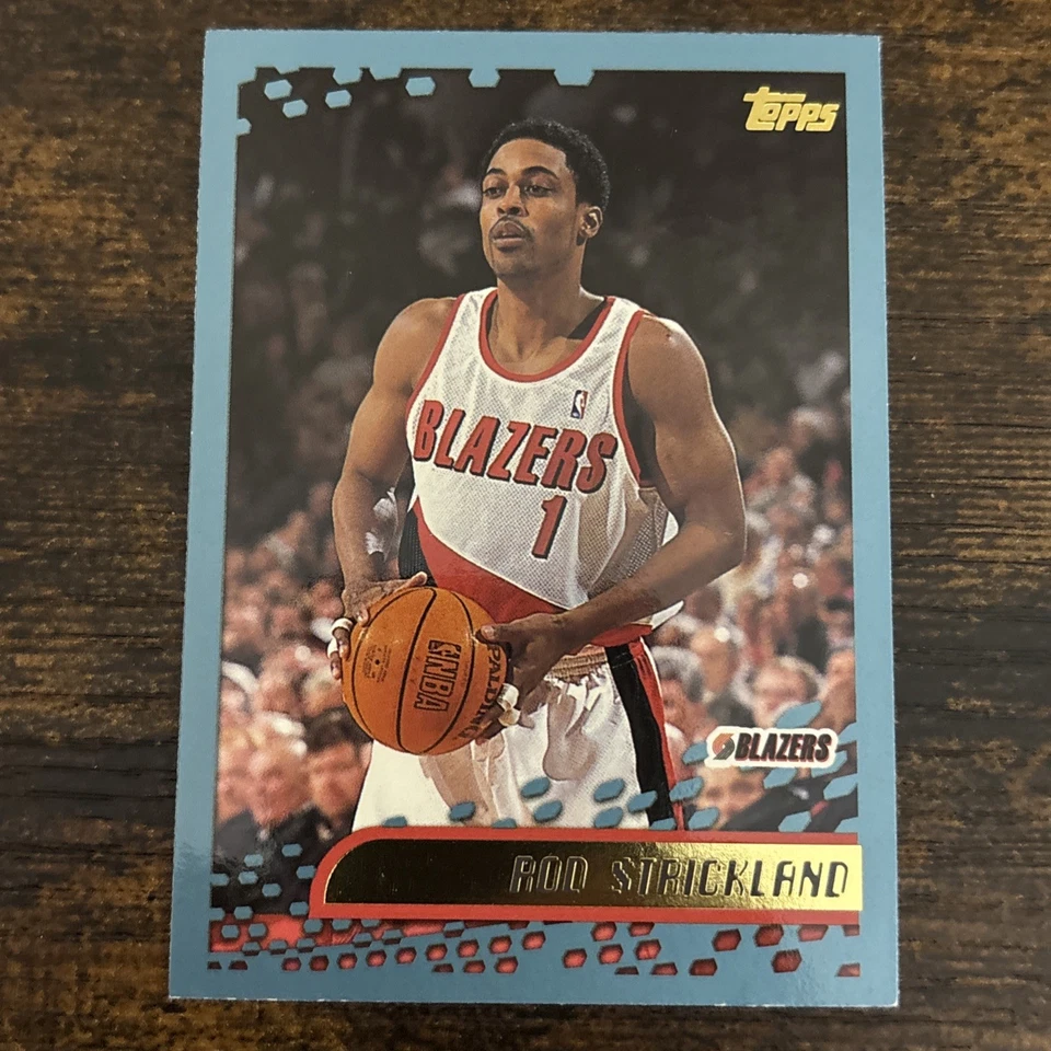 2001-02 Topps Rod Strickland Basketball Card #161 Portland Trail Blazers - Image 1 of 3