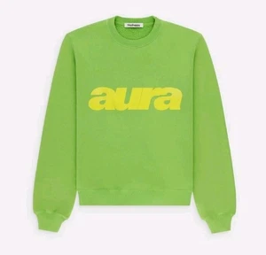 Madhappy AURA Fleece Crewneck Oversized Sweatshirt Gr. L Green Limeade Neu mit Etikett - Bild 1 von 10