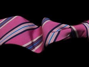Jos. A. Bank Heritage - Pink Stripe 100% Silk Neck Tie 3.2”W 60 - Picture 1 of 7