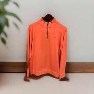 Southern Tide Sweater Herren 1/4 Zip Pullover Orange L Langarm Skipjack Logo - Bild 1 von 9