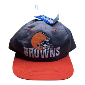 Vintage Cleveland Browns Snapback Mütze Competitor NFL Neu Mit Etikett 90er - Bild 1 von 3