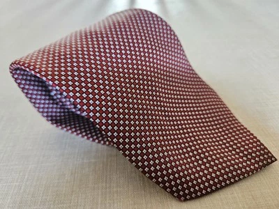 Corbata de seda italiana Massimo Dutti roja mezcla vintage  Foto 1 de 4