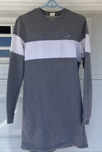 Vintage 90s Vans Sweatshirt dress length Size M Off The Wall Skateboard logo - Picture 1 of 9