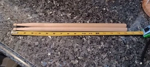 Bastoncini batteria per adulti in legno 16 pollici usati. Buone condizioni. No Makers Mark. - Foto 1 di 2