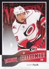 2011-12 UD Victory Black #284 Justin Faulk