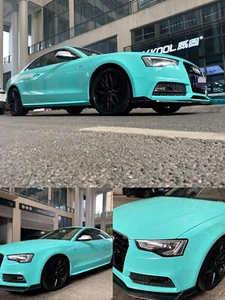 PET Competition Fluorescent blue Car Vinyl Wrap Stickers Decals Tint Film 18m - Picture 1 of 1