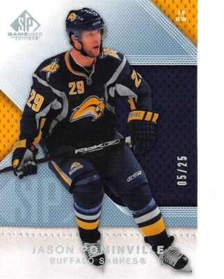 2007-08 SP Game Used Spectrum #89 Jason Pominville - Image 1 of 2