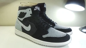 2017 NIKE AIR JORDAN 1 I 919704-003 FLYKNIT SHADOW 9.5 VINTAGE III IV V XI XII X - Picture 1 of 12