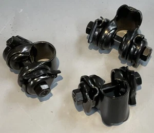 Fahrradsitz "Eingeweide" Reling Sattelklemme - SCHWARZ 3er Set Neu - Bild 1 von 2