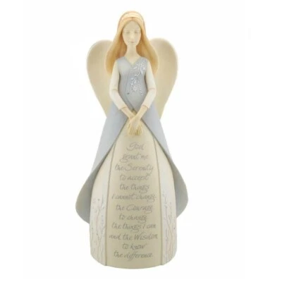 Figura Ángel Fundaciones Dios Concédeme Serenidad Por Karen Hahn Retirado 4029280 Foto 1 de 2