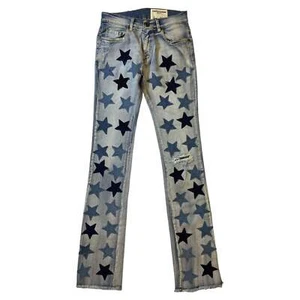 Men FWRD DENIM & CO. Starry Stacked Denim Jeans - Picture 1 of 11