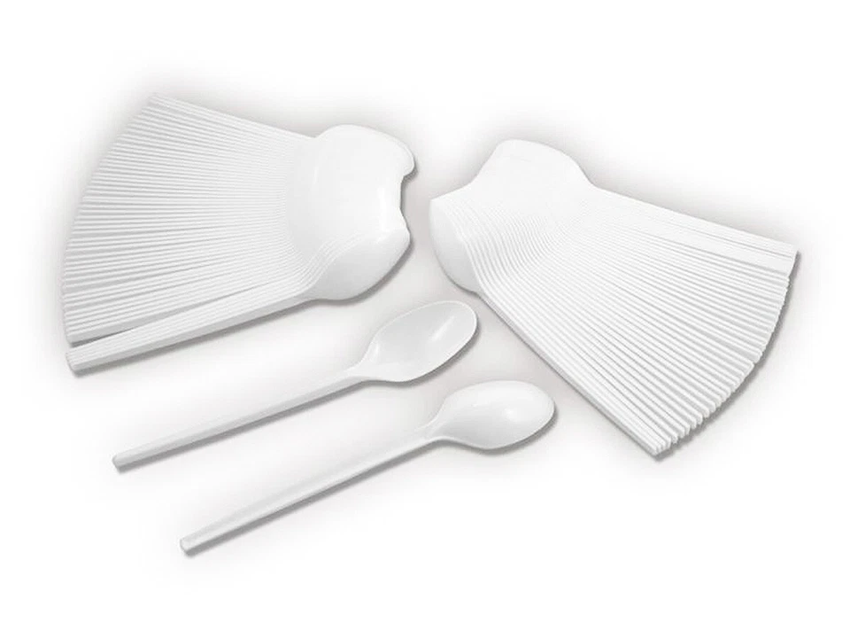 (5,49€/100Stk.) 100x Löffel - Picknick Besteck - Einweg Tischbesteck Weiß - Neu - Bild 1 von 1