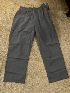 Landau 8327 Scrub Pant Elastic Waist Classic Relaxed Fit Straight Leg XLG Gray - Picture 1 of 10