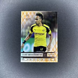 2016-17 Topps UEFA Champions League Showcase Aubameyang Orange SP Parallel - Picture 1 of 2
