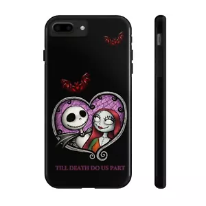 Gothic Love Phone Case, Valentines Day Gift, Jack Skellington Sally Skellington - Picture 1 of 108