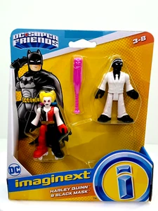 NOC Imaginext Harley Quinn & Black Mask Figure Set DC Super Friends 2019 - Picture 1 of 2