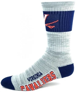 Calcetines Virginia Cavaliers Gris RMC Deuce Band Crew - Imagen 1 de 3