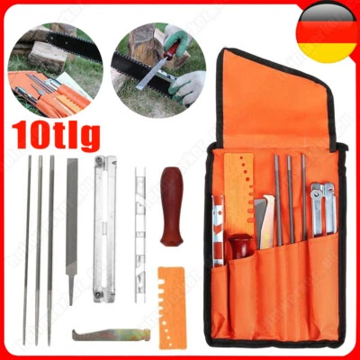 MARKENLOS Schärfset Profi Feilen für Kettensägen Feilenset passend Stihl Husqvarna Dolmar