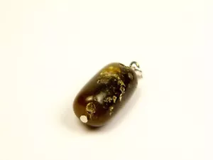 Ostsee Bernstein Anhänger Charm braun grün schwarz Naturstein Edelstein 6597 - Bild 1 von 5