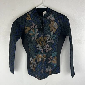 Women's Prana Nala Jacket Black Full Zip Medium Neoprene Long Sleeve - Picture 1 of 4