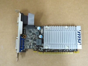 MSI Nvidia GeForce 8400GS 512MB DDR3 VGA/DVI PCI-Ex Video Graphics Adapter Card - Picture 1 of 8