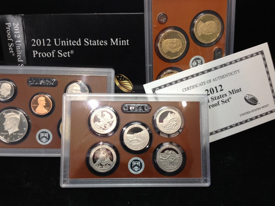 2012-S United States Mint Proof Set with Original Box and COA KEY DATE! - Image 1 of 1