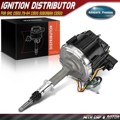 Ignition Distributor w/ Cap & Rotor for GMC C1500 1979-1984 C1500 Suburban C3500 - Image 1 of 4
