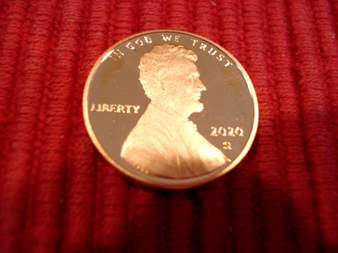 2020 S Lincoln Gem Proof Shield Penny Cover