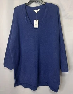 NEW! Women’s Plus Size Terra Sky Blue Long Sleeve Knit Sweater Size 3X - Picture 1 of 8
