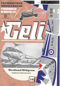 Kartonmodell Westland Widgeon 1:33 Geli - Picture 1 of 2
