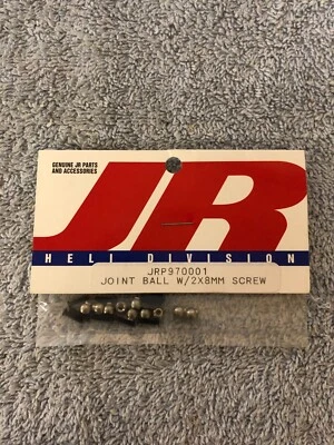 JR Helicopter Joint Ball w/2x8mm Screw (10ea in package) JRP970001 NEW!!! - Image 1 of 2