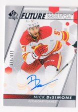 2022-23 UD SP Authentic Nick DeSimone #194 Future Watch Auto /999 Calgary Flames