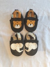 Boys And Girls Leather Helloyaya And MepiQ Shoes Size 6-12 Months 