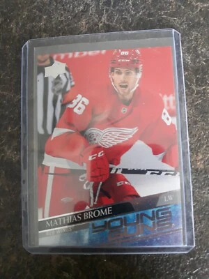 2020-21 Upper Deck Series 2 Young Guns YG Mathias Brome RC Card# 468 - Image 1 of 2