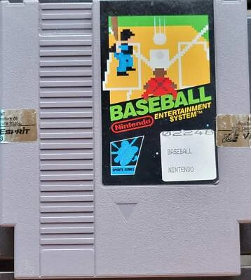 BASEBALL - Authentic NES (Nintendo Entertainment System 1983) 72 Pin 8 Bit Video - Image 1 of 2
