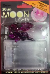 Moon Lights Copper Wire Butterfly LED Light Set of 20 Battery Powered With Timer - Picture 1 of 3