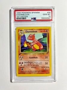 PSA 10 Gem Mint 1st Edition Charmeleon 1999 Pokemon Base Set ESPAÑOL #24 - Imagen 1 de 1