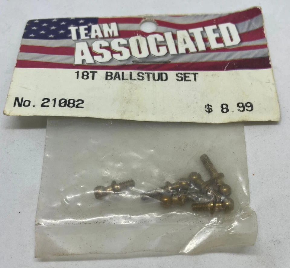 Team Associated 18T Ball Stud Set (6p) 21082 RC Radio Control Part NEW - Image 1 of 1