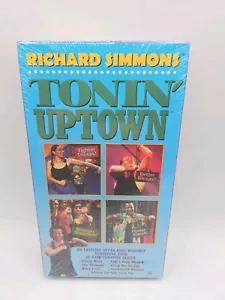 Richard Simmons Tonin' Uptown & Tonin' Downtown VHS New Sealed Workout Exercise - Picture 1 of 3