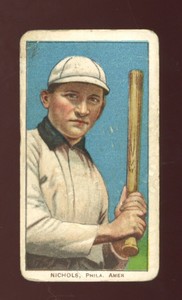 1909-11 T206- Simon Nichols - Batting - Sweet Cap - Low Grade