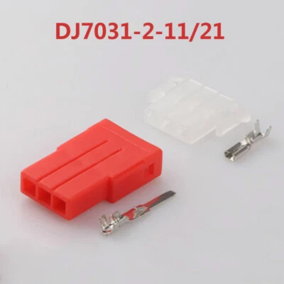 3 Way Pin Electrical Motorcycle Wiring Connector Terminals Car 3 Wire Port 2mm - Image 1 of 4