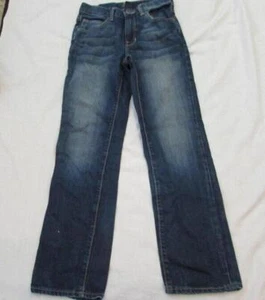 GAP boys 12 denim straight leg slim adjustable waist blue jeans BTS - Picture 1 of 3