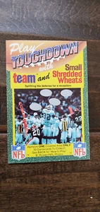1989 TOUCHDOWN UK ENGLAND NFL CARD BENGALS DOLPHINS RECEPTION PRUITT HORTON  - Picture 1 of 1
